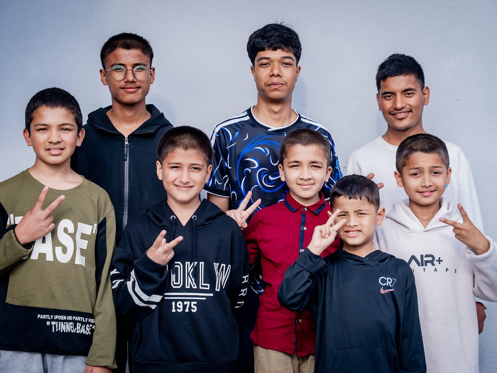 Boys supported by New Peace Child Home